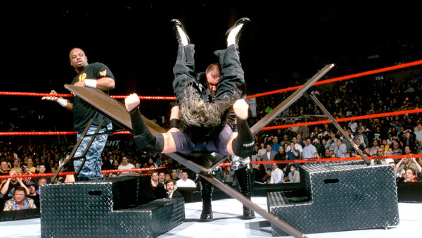 Matt Hardy Powerbombed through a table Royal Rumble 2000