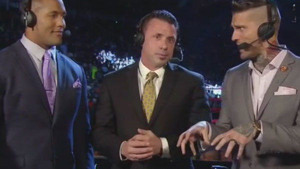 Byron Saxton Michael Cole Corey Graves