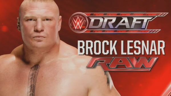 Brock Lesnar Raw WWE Draft