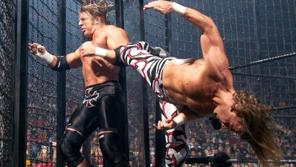 shawn michaels triple h elimination chamber summerslam 2003