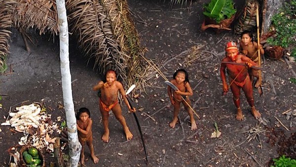 Uncontacted Family Closeup