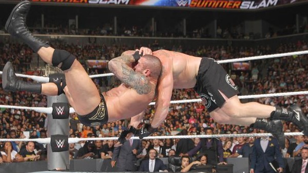 Randy Orton RKO Brock Lesnar SummerSlam 2016