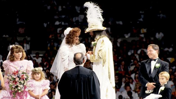 SummerSlam 1991 Randy Savage Miss Elizabeth Wedding