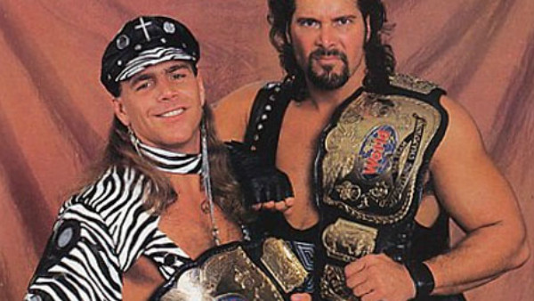 Two Dudes With Attitude Shawn Michaels Diesel Tag Team Championships