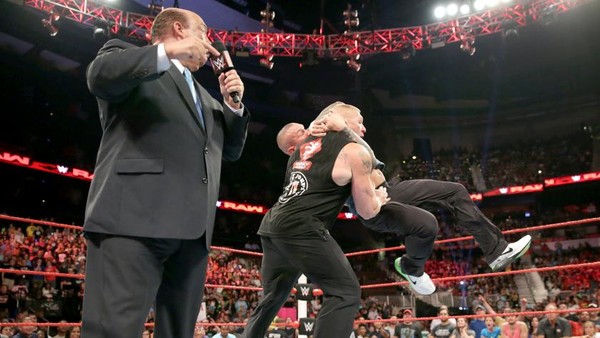 RKO Randy Orton Lesnar Raw