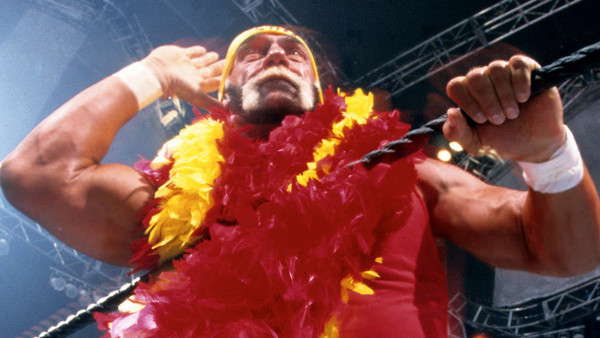 Hulk Hogan 2002 ear cup pose