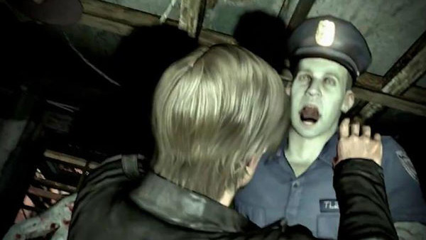 Resident Evil 6 Leon And Zombie