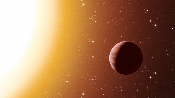 Artistâs Impression Of A Hot Jupiter Exoplanet In The Star Cluster Messier 67