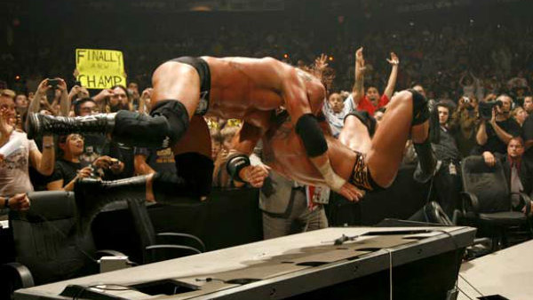 Triple H Randy Orton No Mercy 2007 RKO