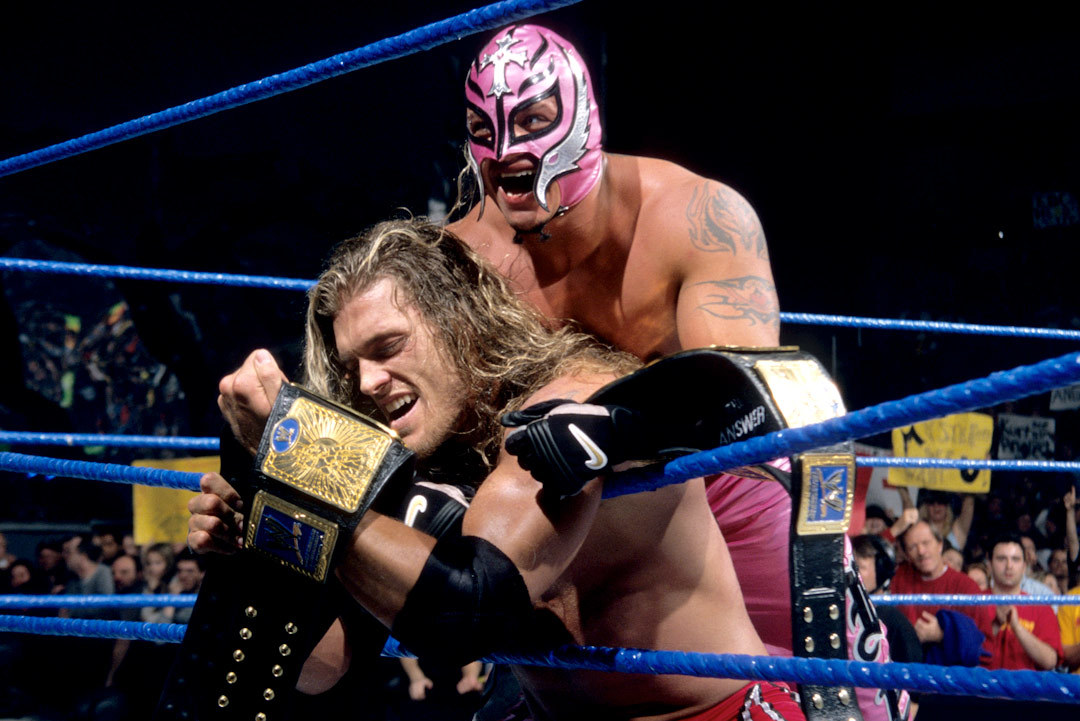 Image result for edge and rey mysterio