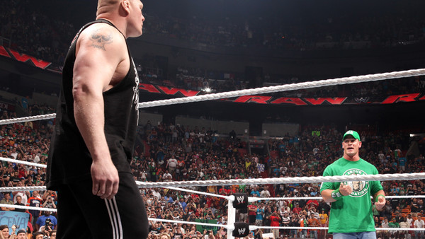 Brock Lesnar return John Cena 2012