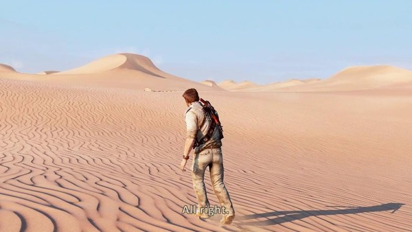 uncharted 3 drake's deception sand