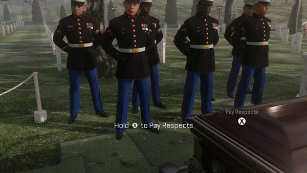 call of duty pay respects