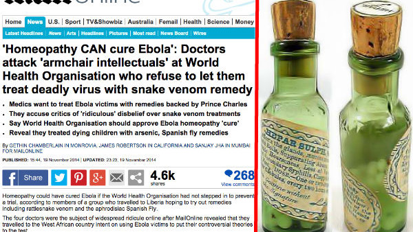 Daily Mail Homeopathy Bad Science