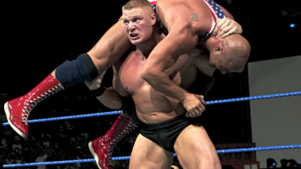 Brock Lesnar Kurt Angle 