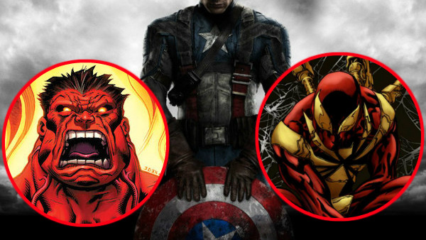 Captain America Civil War Iron Spider Red Hulk