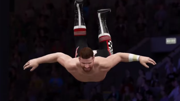 Sami Zayn Flying WWE 2K17