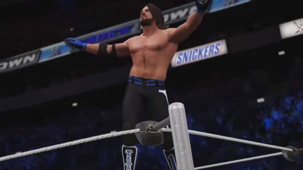 AJ Styles Snickers WWE 2K17