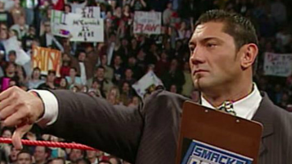Batista Triple H Evolution Thumbs Down