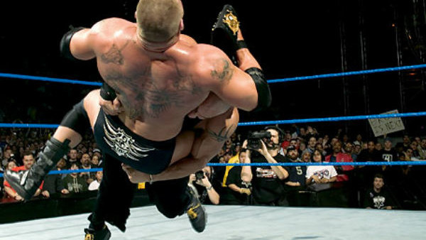 Goldberg Spear Brock Lesnar No Way Out 2004