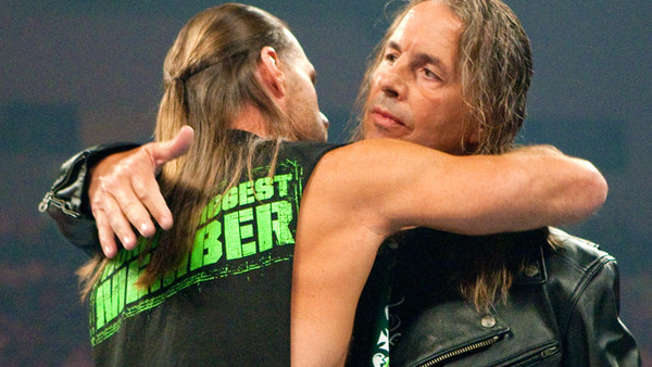 Bret Hart Shawn Michaels 2010 embrace