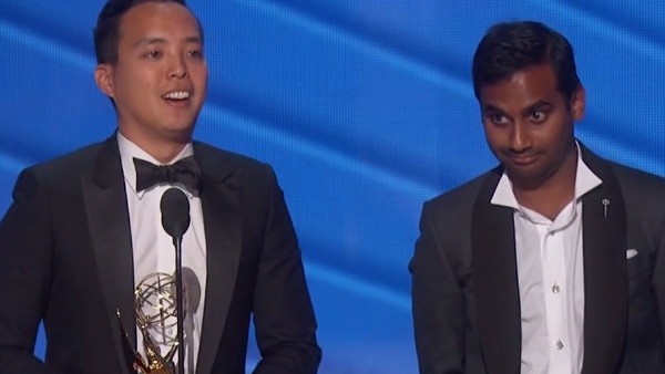 Emmys 2016 Alan Yang Aziz Ansari