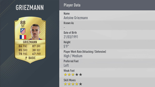 Antoine Griezmann FIFA 17