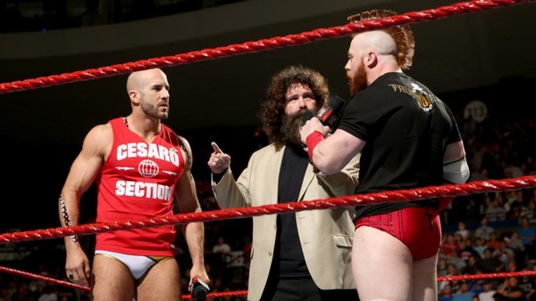 Cesaro Mick Foley Sheamus