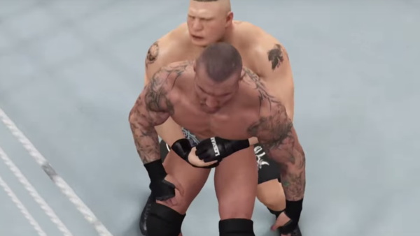 Lesnar Orton WWE 2K17