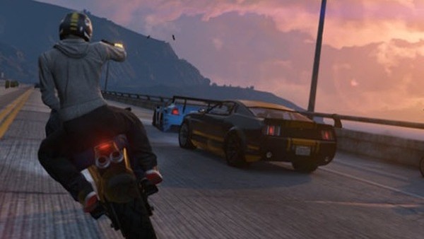 GTA Online Bike Drive By