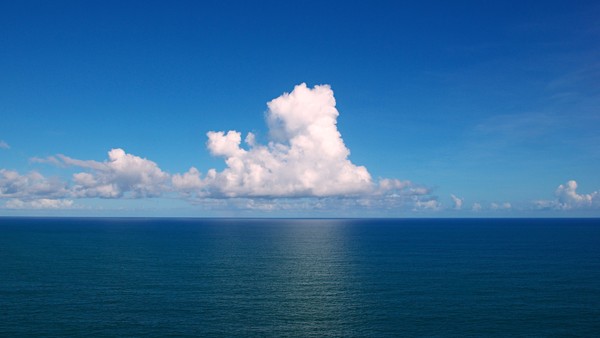 Clouds Over The Atlantic Ocean