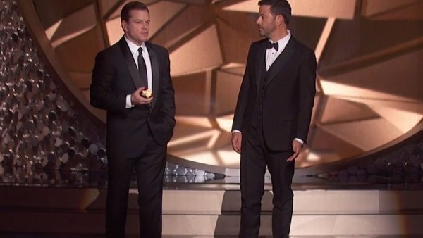 Emmys 2016 Jimmy Kimmel Matt Damon