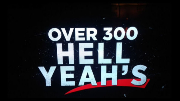 over 300 hell yeah's 