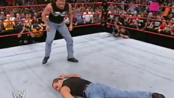 Triple H Shawn Michaels Pedigree Betrayal