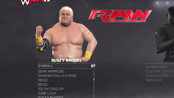 Dusty Rhodes WWE 2k17