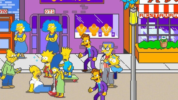 the simpsons arcade