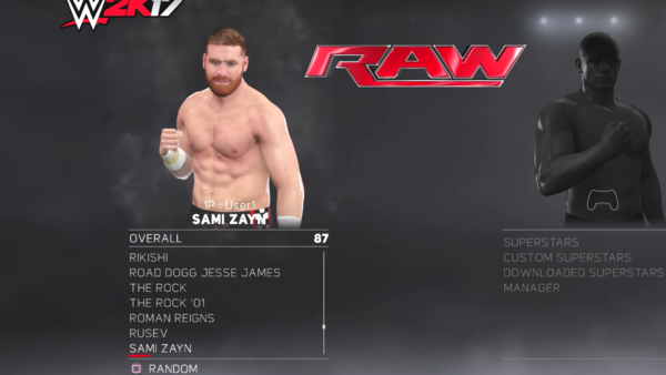 Sami Zayn WWE 2K17