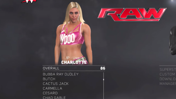 Charlotte WWE 2k17