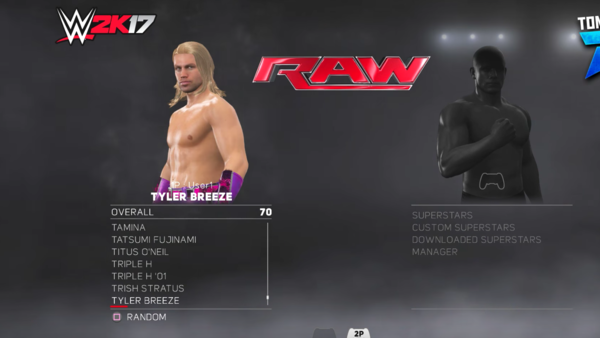 Tyler Breeze WWE 2K17