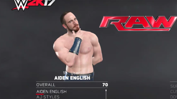 Aiden English WWE 2K17