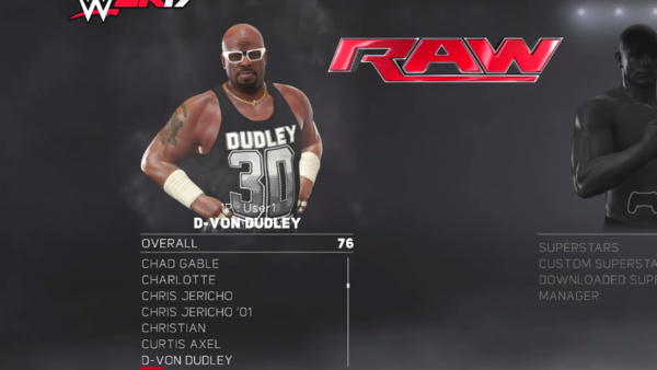 D-Von Dudley WWE 2k17