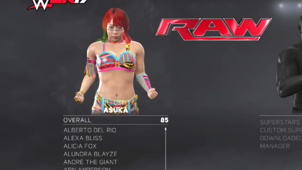 Asuka WWE 2K17