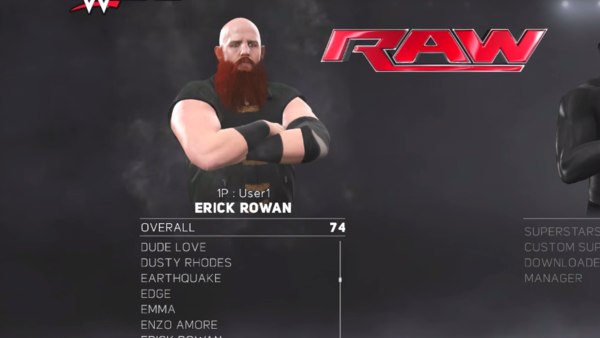 Erick Rowan WWE 2K17
