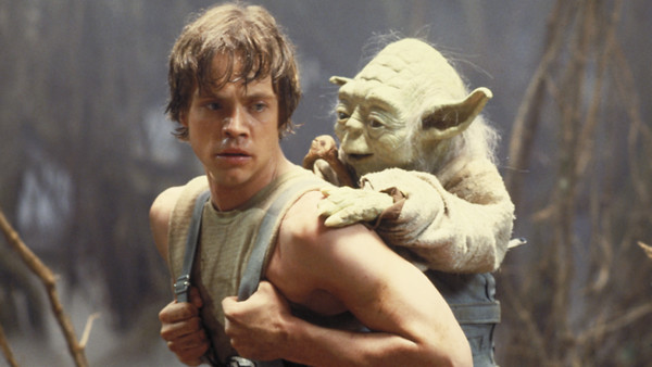 The Empire Strikes Back Luke Skywalker And Yoda