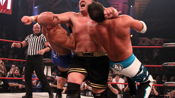 Samoa Joe AJ Styles Christopher Daniels Turning Point 2009