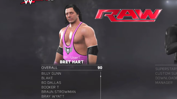 Bret Hart WWE 2K17