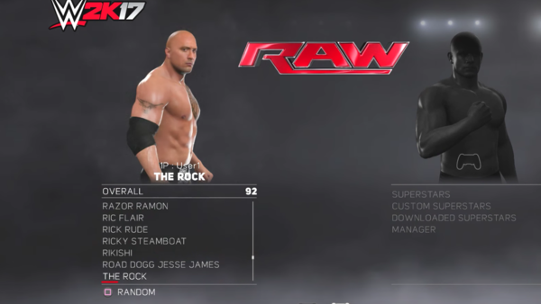 The Rock WWE 2K17