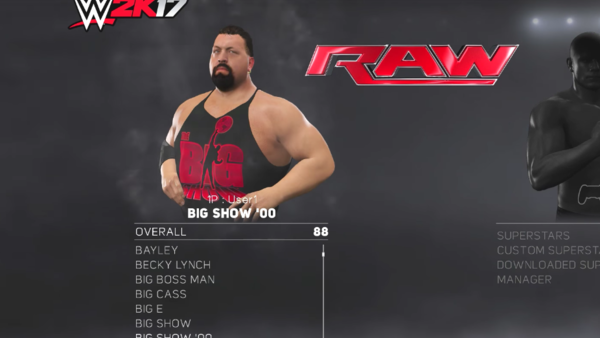 Big Show 00 WWE 2K17