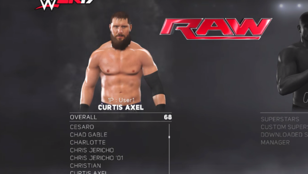 Curtis Axel WWE 2K17