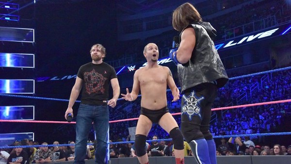 Dean Ambrose James Ellsworth AJ Styles